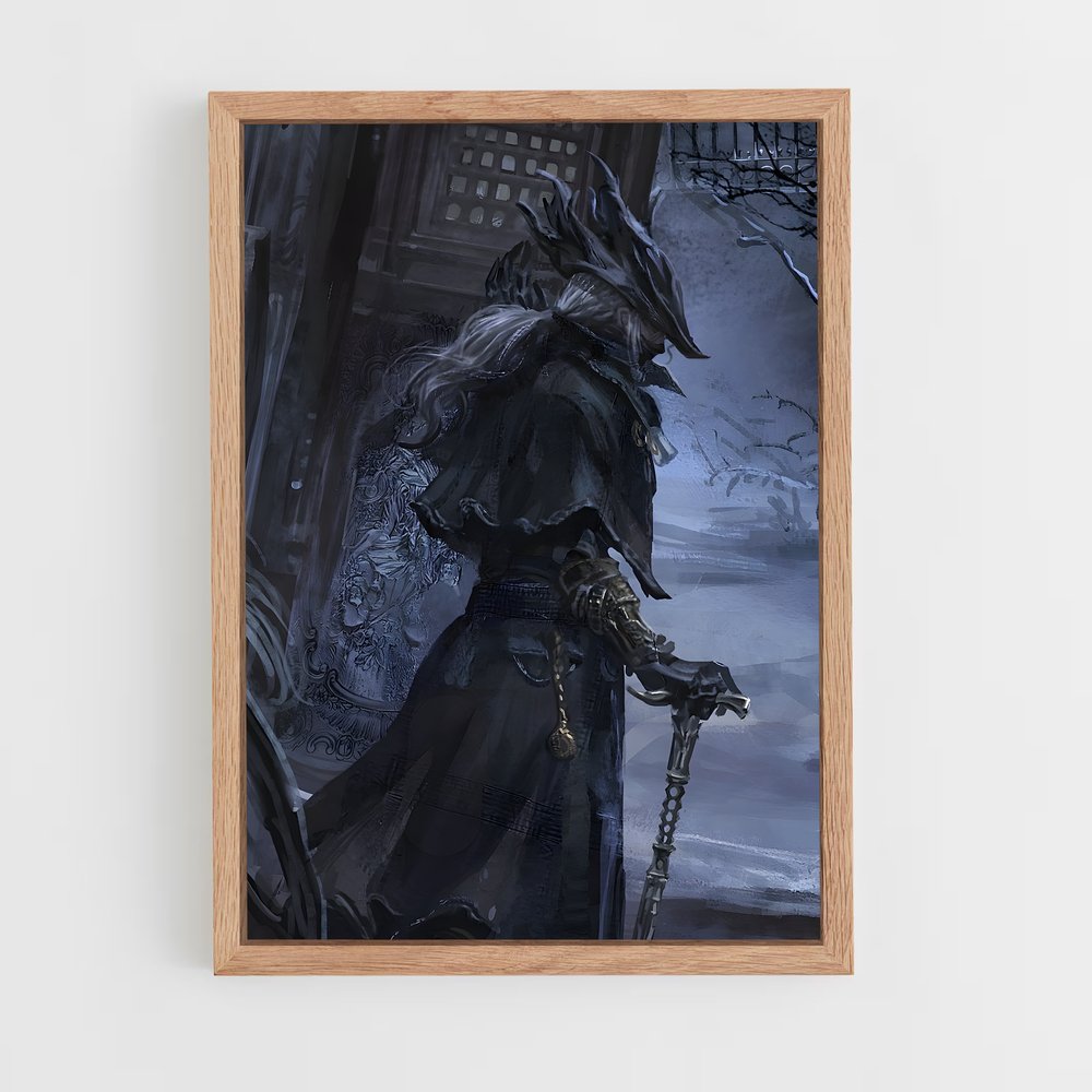 Poster Bloodborne hunter (vue 4)
